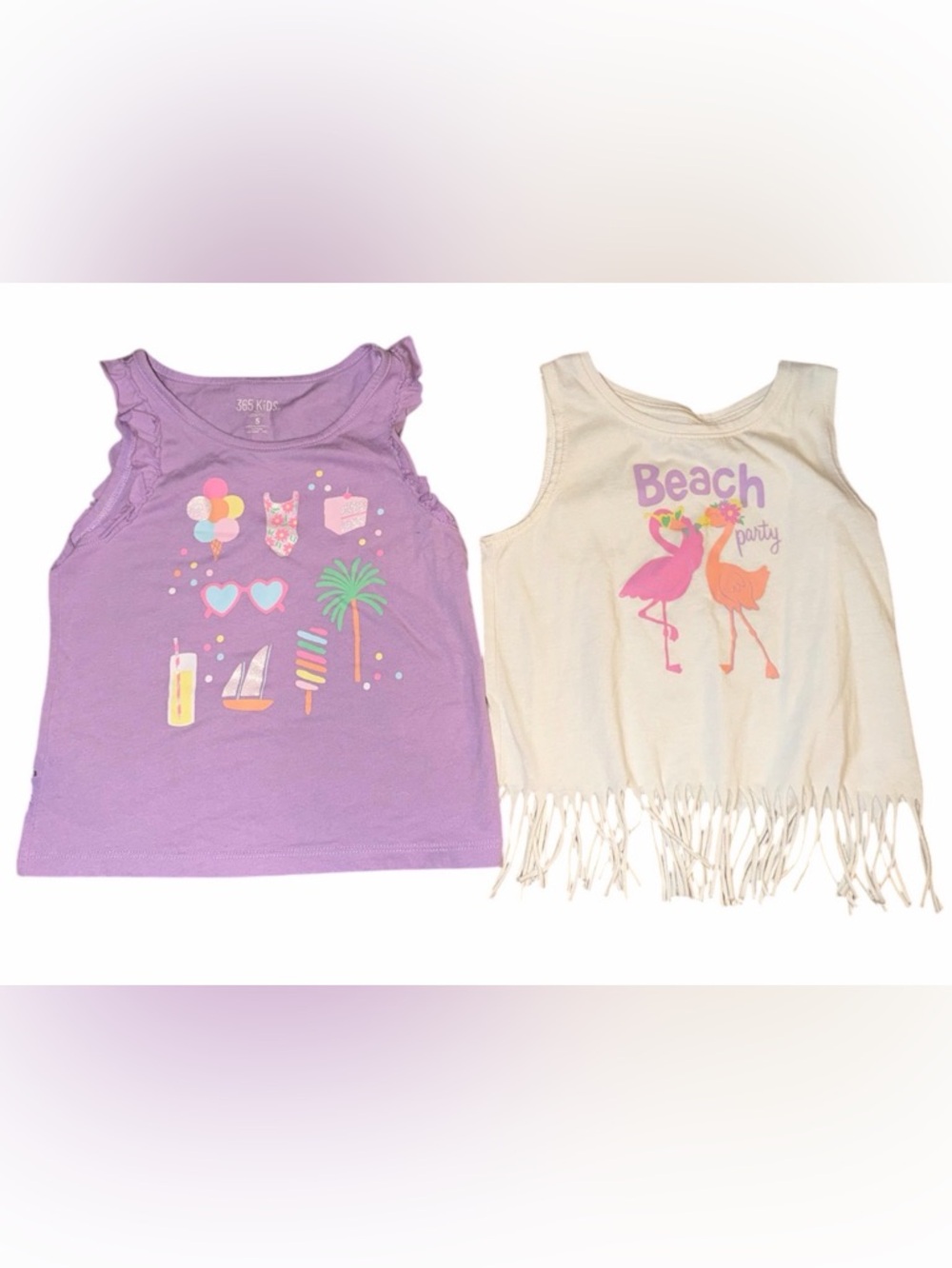 365 Kids Sleeveless Graphic Tank Top Bundle